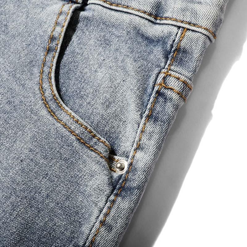 High-Waist Denim Mini Skirt
