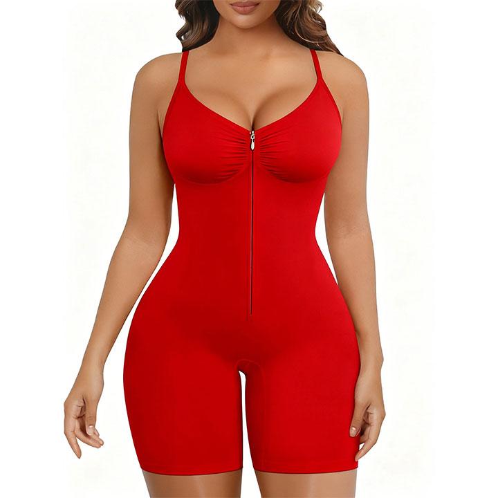 ShaperX™ One-Zip Full-Body Shaper — Seamless Silhouette in a Single Zip
