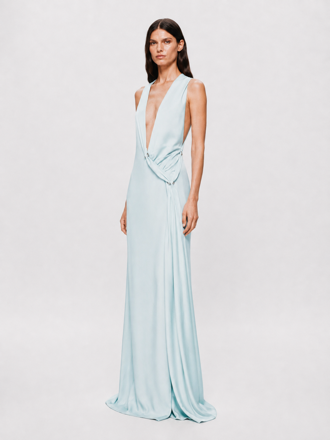 The Harlow Satin Dress - Elegant, Luxe Satin Evening Gown