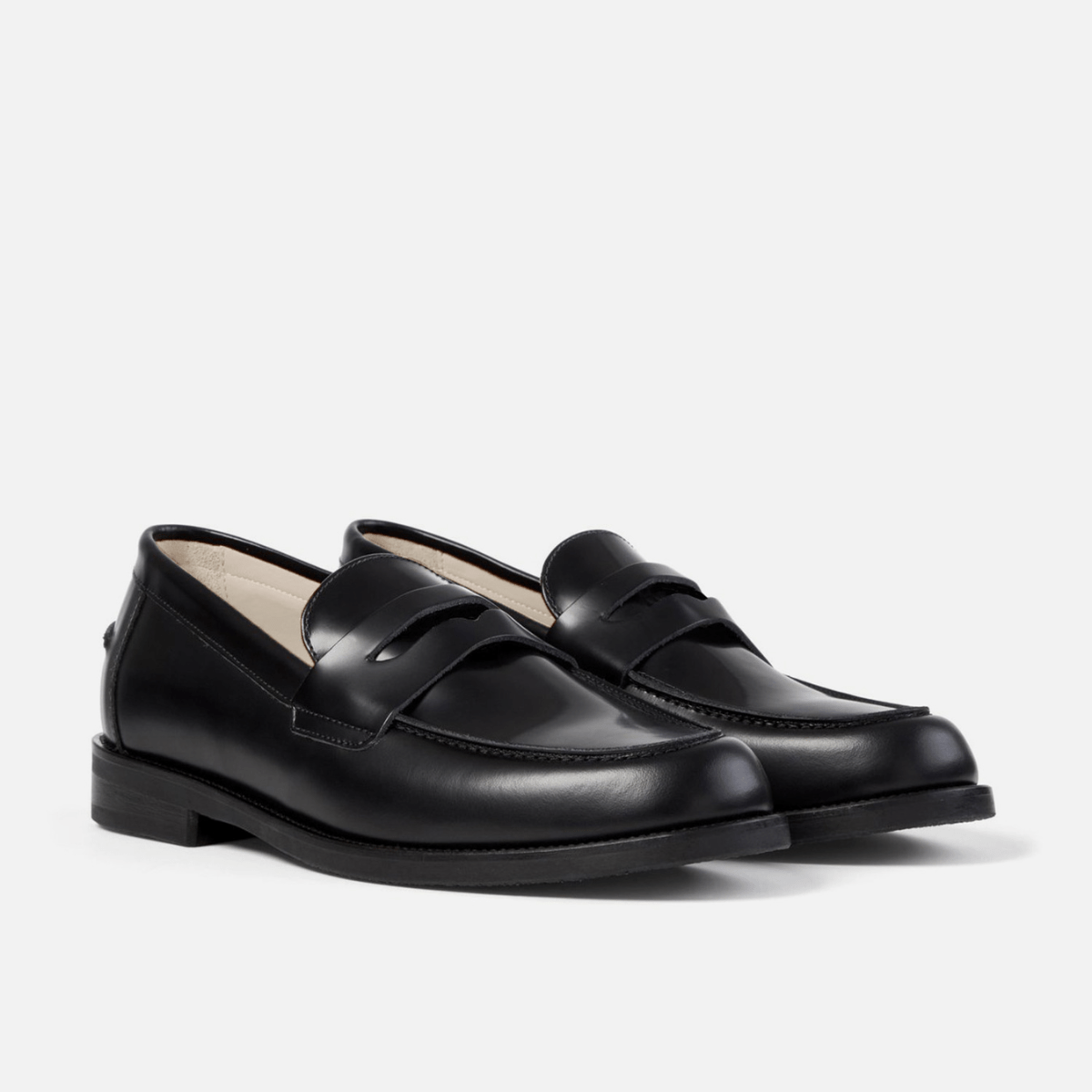 Wilde Black Penny Loafer — Men's