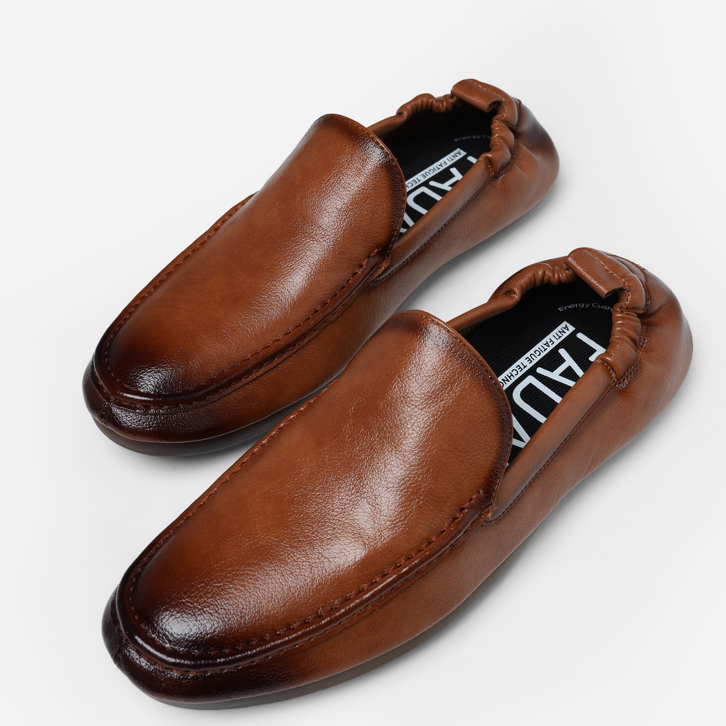 Stratford Driving Loafers — Brown