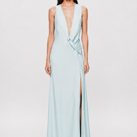 The Harlow Satin Dress - Elegant, Luxe Satin Evening Gown