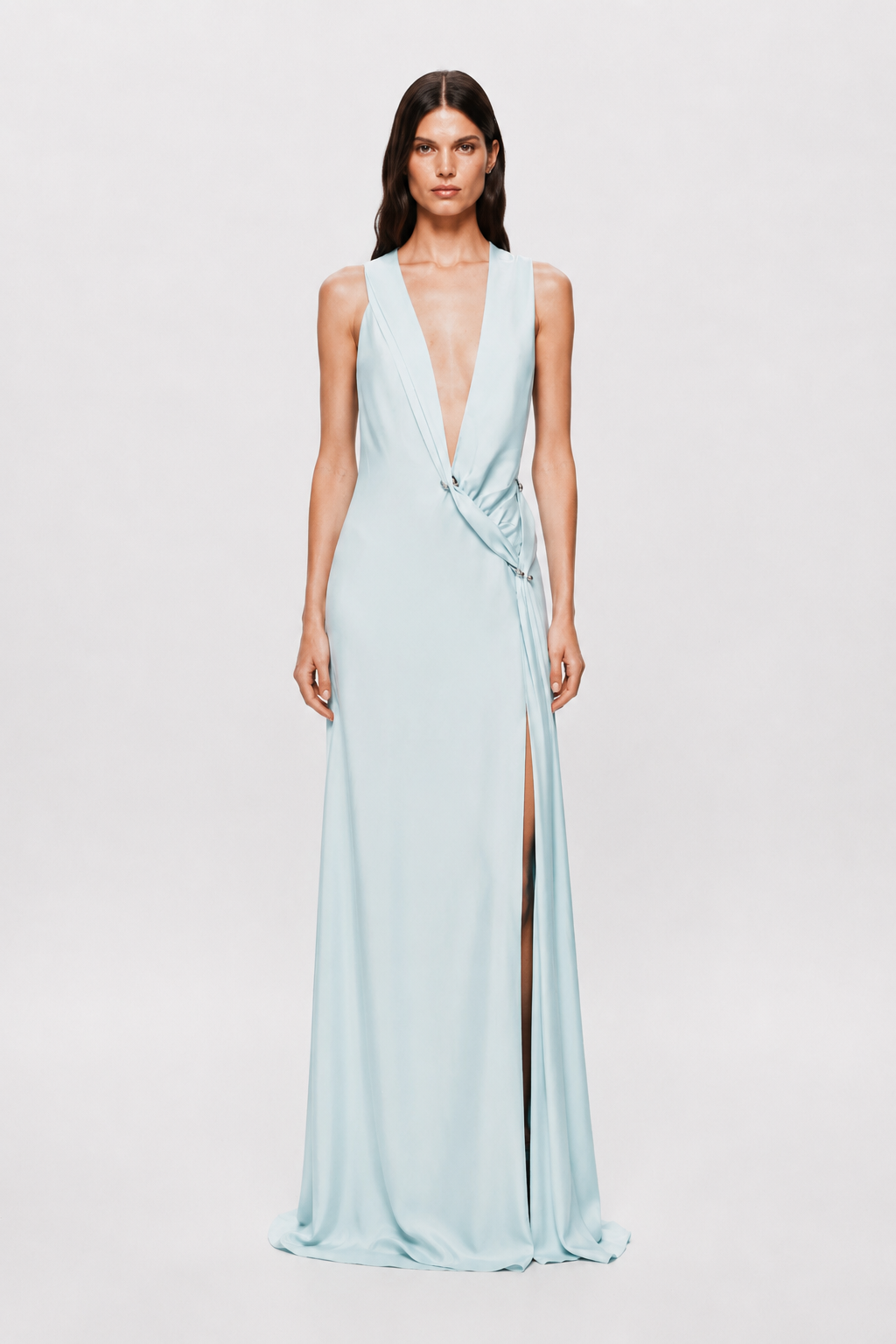 The Harlow Satin Dress - Elegant, Luxe Satin Evening Gown