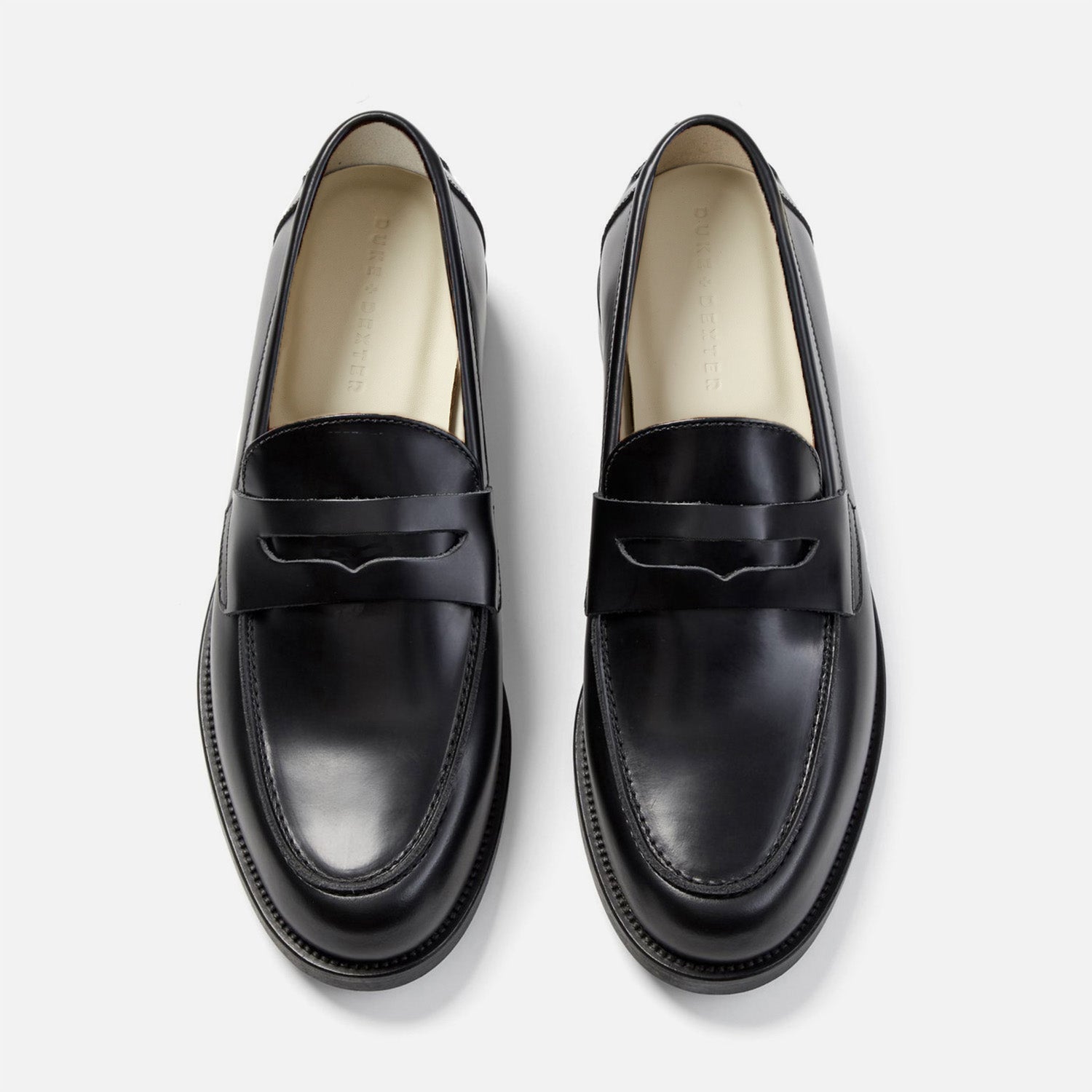 Wilde Black Penny Loafer — Men's
