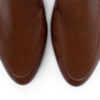 Women's Brown Leather Loafers