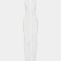 The Venus Gathered Cupro Dress
