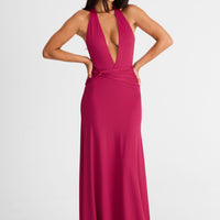 Antoinette Berry Maxi Dress