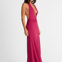 Antoinette Berry Maxi Dress