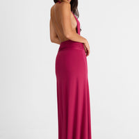 Antoinette Berry Maxi Dress