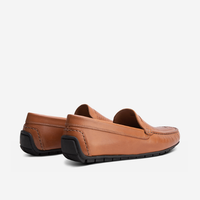Tucson Driving Moccasin — Tan Leather