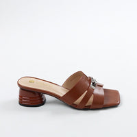 Women's Butterfly Slip-On Heels — Brown