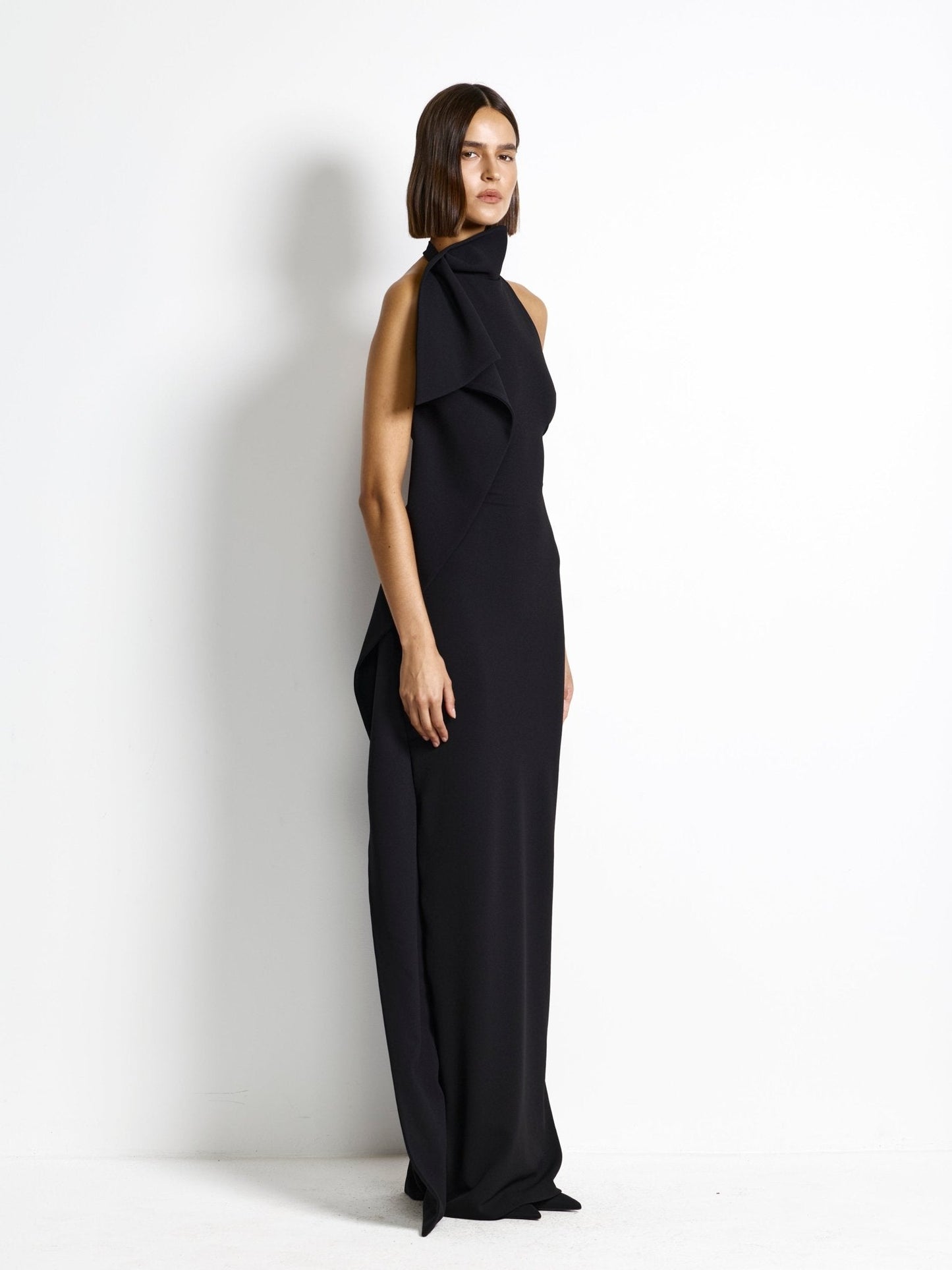 Alessia Gown in Black - Elegant Evening Dress