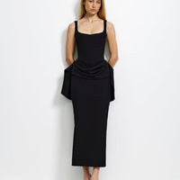 Ashtyn Dress in Black - Sleek & Timeless
