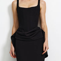 Ashtyn Dress in Black - Sleek & Timeless