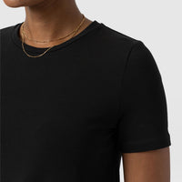 Effortless Black T-Shirt Midi Dress