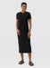 Effortless Black T-Shirt Midi Dress