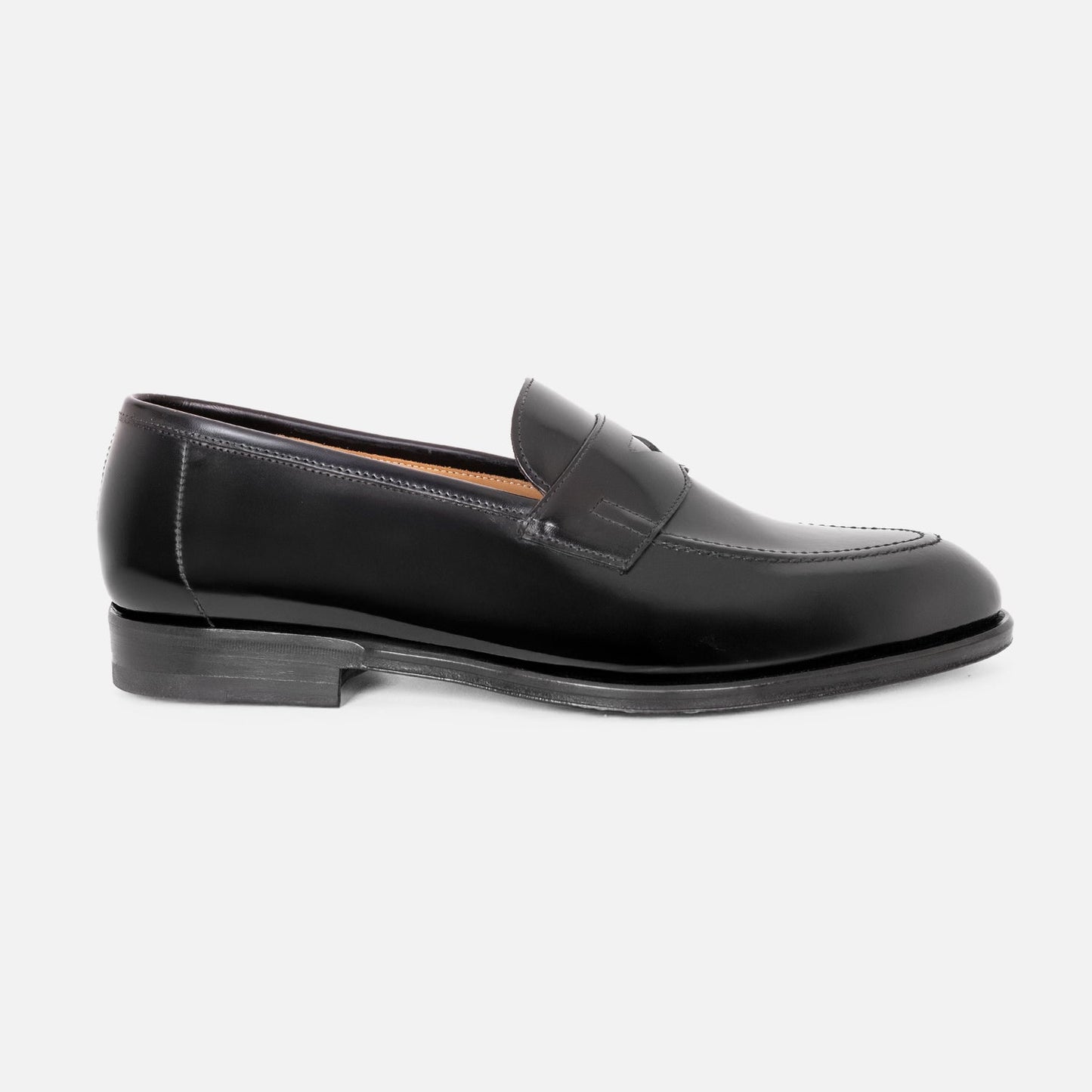 Alexander 1910 Penny Loafer — Black Leather