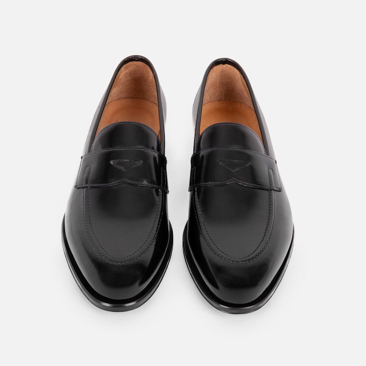 Alexander 1910 Penny Loafer — Black Leather