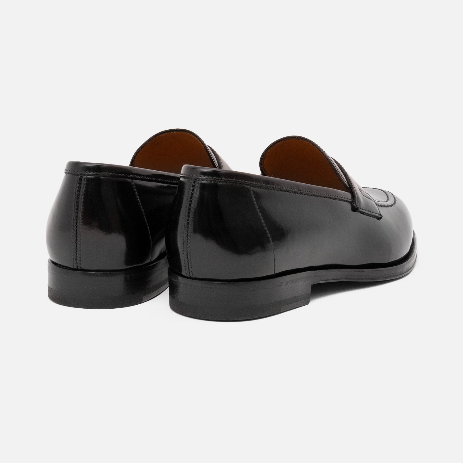 Alexander 1910 Penny Loafer — Black Leather