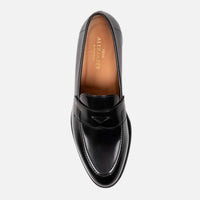 Alexander 1910 Penny Loafer — Black Leather